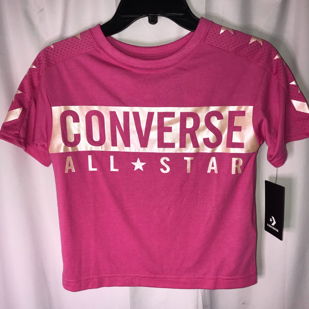 Converse Pink Short Sleeve T-Shirt
